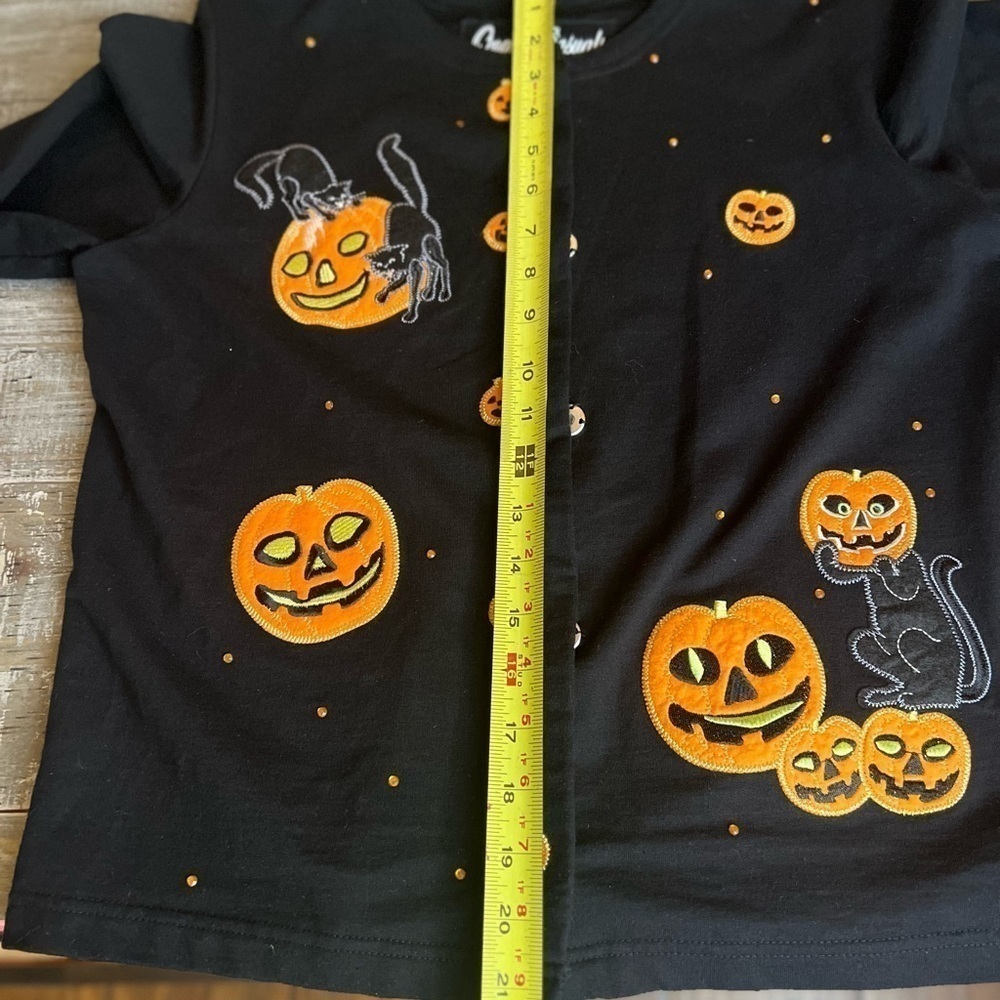 โถ๏ธ Onque โ๏ธ Halloween Black Cat Cardigan / Top ๐. Small - Picture 17 of 17